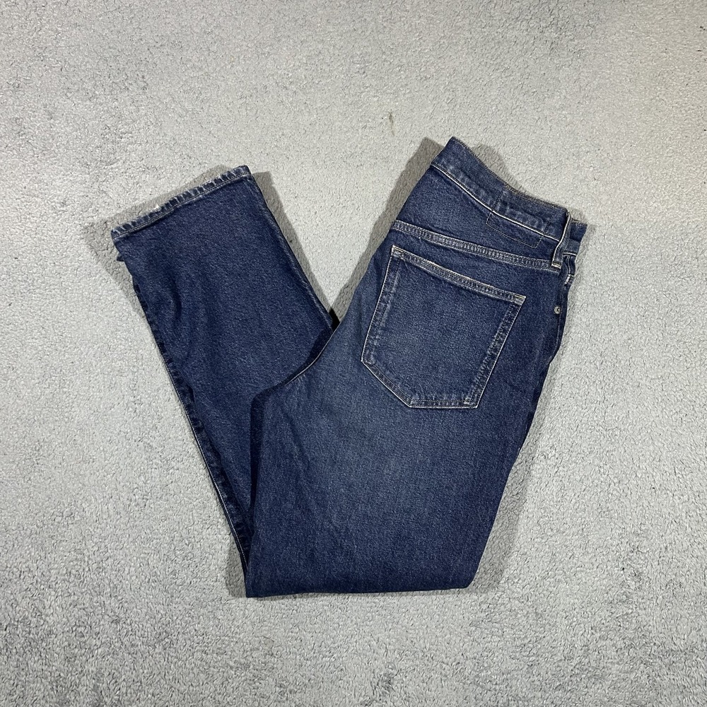 J.Crew 96 Straight Leg Jeans Womens 30 Blue Denim High Rise 106-146